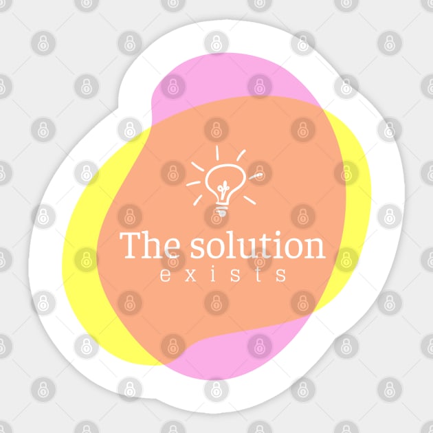 The solution exists Sticker by busines_night